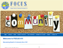 Tablet Screenshot of focus411.org